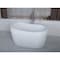 Aqua Eden Freestanding Bathtubs, 51.75 L, 29.94 W, White, Acrylic VTRS523030 - alternate 6